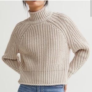 H&M Knit Sweater - Oatmeal - Size S